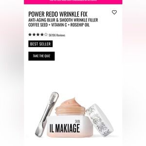 IL MAKIAGE Power Redo Wrinkle Fix Cream - Peach / White